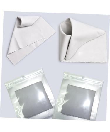 Toyvian 4pcs Lens Cleaning Cloths - Premium White Cloth for Glasses Phones & Instruments | Screen Cleaner Wipes - Buy Online on GoSupps.com