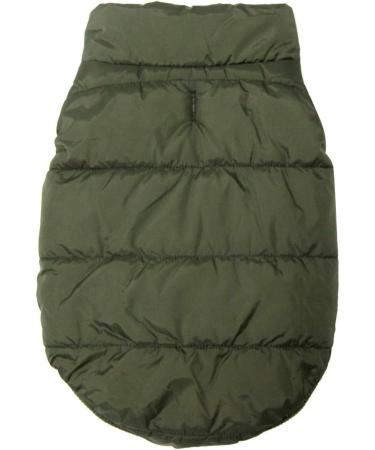 Joydaog XXXL Dog Jacket Warm Fleece Lined Windproof Puppy Vest for Winter Soft & Cozy Green Coat (1 Pack) - Buy Online on GoSupps.com
