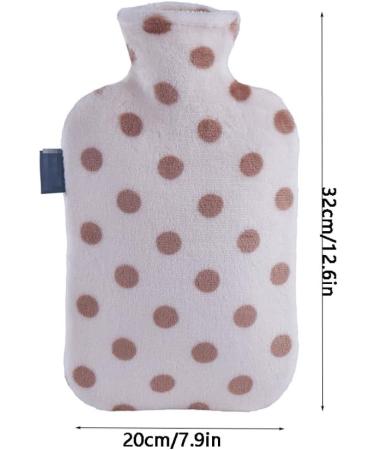 Maies 2L Classic Heat & Cold Water Bottle with Soft Flannel Cover - Perfect for Pain Relief & Warmth for Neck and Shoulders - Buy Online on GoSupps.com