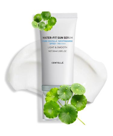 HOPHAT Centella sunscreen SPF 50 PA lightweight daily sunscreen with Centella Asiatica moisturizing and soothing formula for all skin types 50ml