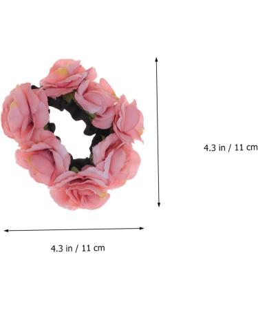 Beatifufu 1pc Stretch Hair Ties Cloth Hair Ties Ponytail Holders Elastic Hair Bands Ponytail Elastic Hair Ties Hair Accessory for Girls Stretch Hair Ring Bride Headgear High Elasticity - Buy Online on GoSupps.com