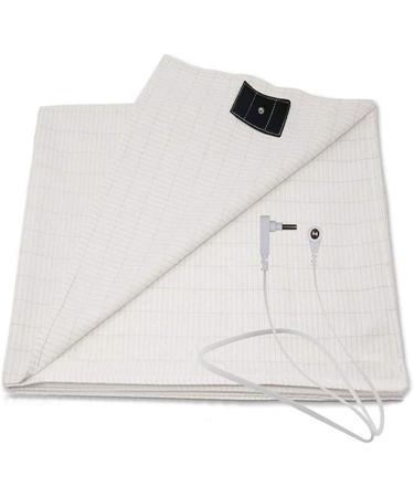 Organic Cotton and Silver Fiber Grounding Sheet with Cord - Natural Wellness 27x52 Inch - Buy Online on GoSupps.com