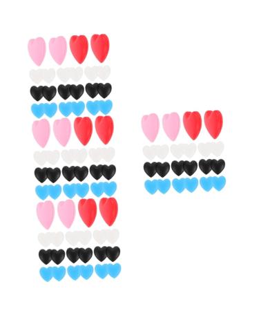 Angoily 60 couple love slide -resistant ear hook acting glasses strap holder slipproof glasses hook holder for sunglasses envelopes Re rough enough protective glasses holder pebble gel portable skulls