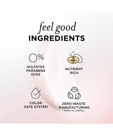 Pantene Nutrient Blends Miracle Moisture Boost Rose Water Conditioner for Dry Hair Sulfate-Free Paraben-Free Safe for Color-Treated Hair 237 mL - Buy Online on GoSupps.com