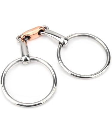 Horse Mouth Bit Stainless Steel Snaffle Bit Horse Ring Hollow Jointed Mouth Loose Thickeness Bit Loose Mouth Bit Roller for Horse Racing Accessory(11.5cm) - Buy Online on GoSupps.com