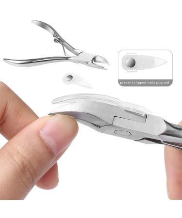 JTIEO 12PCS Toenail Clippers Set - Podiatrist-approved Heavy Duty Tool for Thick Toenails (Silver) - Buy Online on GoSupps.com