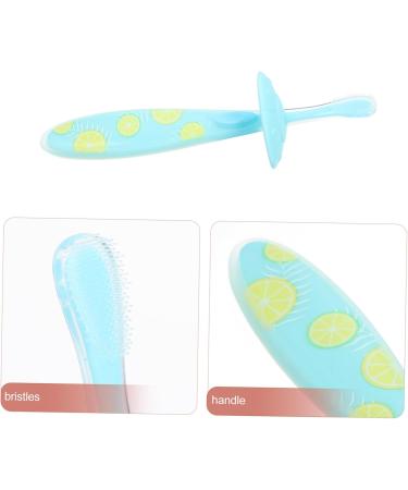 Partykindom 5-Piece Children's Toothbrush Set | Safe Silicone Manual Brush & Tongue Scraper for Kids' Oral Care - Buy Online on GoSupps.com