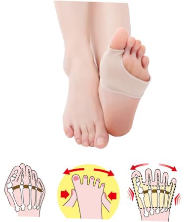 Minkissy Toe Stretcher Gasket | Size 7x7.5x0.5cm | Bunion Pad & Dilator Cover | Toe Spreader & Divider | Medium Size - Buy Online on GoSupps.com