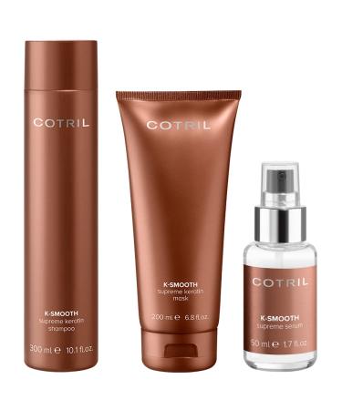 Cotril Pack Keratine KSmooth shampoo 300 ml + masker 200 ml + serum 100 ml