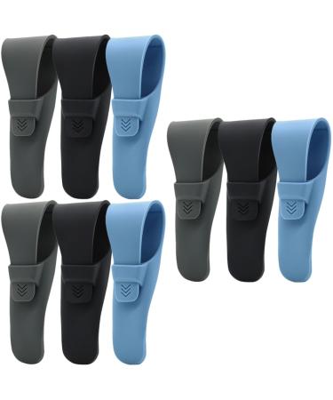 FRCOLOR 9 STK Manual shaving set Razor Protective cover Razor cover for the trip razor cover portable shaving protection A blade per gentle man pebbles
