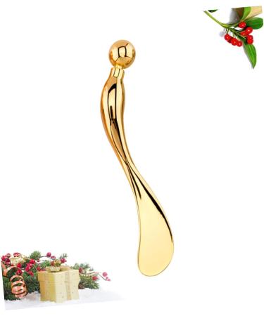 Healeved Makeup Spoon Zinc Cream Spoon Make up Kit Unicorn Horn Clip on Eye Spoon Creami Buttercream Spiral Tool 9.50X1.50X0.50CM Golden - Buy Online on GoSupps.com