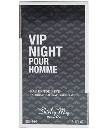 VIP Night for Men EDT - Eau De Toilette 100ML (3.4 oz) | Arabian Perfumery | Aquatic Scent with Subtle Notes of Ginger Mandarin & Sandalwood | Everyday Essential | by Shirley May Perfumes - Buy Online on GoSupps.com