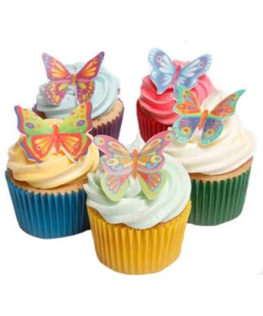 24 Beautiful Wafer Butterflies- Edible Unique & Gorgeous!