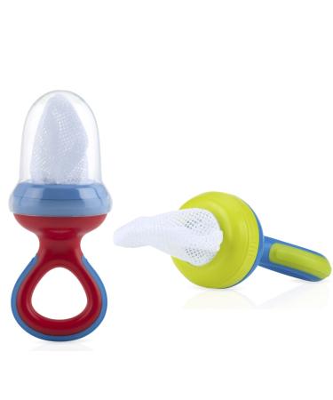 Nuby Nibbler Mesh First Soft Foods Feeder 2pk - Colors May Vary - Buy Online on GoSupps.com