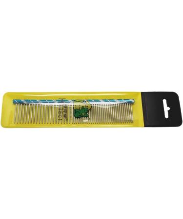 Meetory Stainless Steel Pet Comb | Dog Grooming Comb with Rounded Teeth for Large, Medium, Small Dogs & Cats - 16cm - Buy Online on GoSupps.com