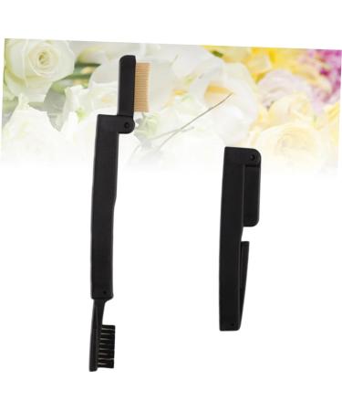 minkissy Lash Comb Makeup Mascara Brush Folding Eyebrow Brush Eyebrow Spoolie Eyebrow Brush Makeup Eyebrow Comb Folding Eyebrows Comb Makeup Brush Eyelash Comb Dual Purpose Brush Spiral 15.2*3cm Black - Buy Online on GoSupps.com