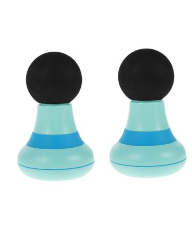 Fomiyes 2 sets mini massage device Mini muscle massage device Electrical aperture Fitness massage device full body massage device.