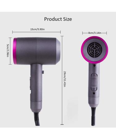 Ionic Hair Dryer with Diffuser Constant Temperature Not Hurting Hair Ionic Hammer Hair Dryer 1400W Negative Ionic Hairdryers Hair Care Hair Dryers - Buy Online on GoSupps.com