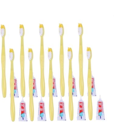 Lurrose 20-Pack Travel Toothbrush & Toothpaste Kit - Disposable Hotel WISPS Set for Travel - VIP Travel Toiletries - Buy Online on GoSupps.com