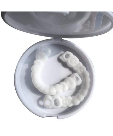 Simulation dentures for upper and lower teeth