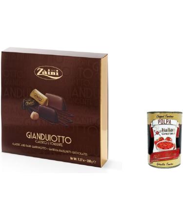 Zaini Giuanduiotto Classic Chocolate and Black Zaini 206g + Italian Gourmet Pulp 400g - Buy Online on GoSupps.com