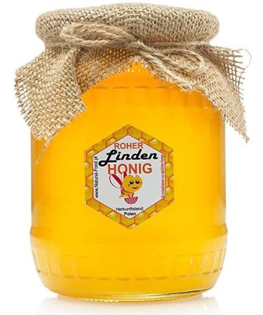 Raw honey directly from beekeeper |11 kg |Linden honey |Raw of course very healthy without additives.Unfiltered not thrown or heated.Linden 11 kg (1 Pack)