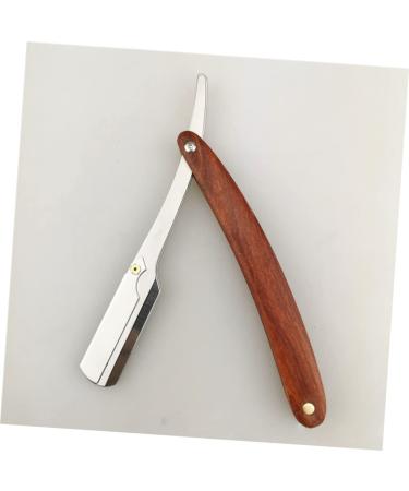 Manual Rapids Wood Libra Razor - Foldable Stainless Steel Straight Blade Shaving Tool for Men - Eco-friendly Bamboo Handle - 1 PC - Buy Online on GoSupps.com