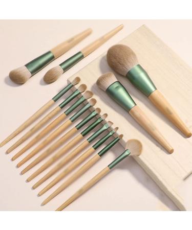 14-Piece Makeup Brush Set | Loose Powder & Eye Shadow Brushes | Beauty Tools for Flawless Makeup - Buy Online on GoSupps.com