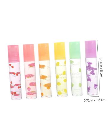 4pcs Fruit Lip Balm & Gloss - Moisturizing Lip Protectors | Transparent Lipstick - International Shipping Available - Buy Online on GoSupps.com