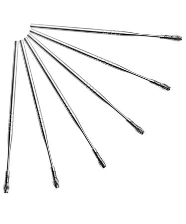 FRCOLOR 6pcs Ear Pick Spring Ear Pick Earwax Spoon Ear Clean Supply Ear Picking Spoon Silver Ear Removal Tool Stainless Steel Spiral Ear Cleaning Tool
