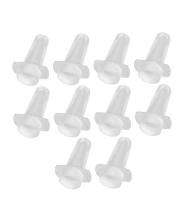 WOFASHPURET 10pcs Veterinary Nasal Dropper Make up kit White Rose Vibration Suction Nasal moisturizing Spray Nasal Atomizers Devices Pigs Vaccine Injection Tools Pigs Injection Equipment brine