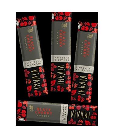 Vivani Vivani Black Cherry Vegan 10 x 35g Sheets