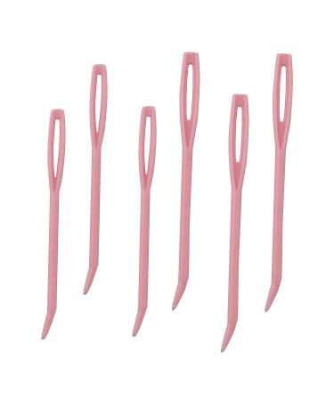 NX Garden 12pcs Bent Tip Tapestry Needles Plastic Large Eye Blunt Needles Needlework Crafts DIY Accessories (6 x Large Size + 6 x Small Size), Random Color