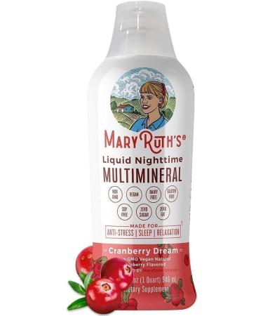 MaryRuth's Liquid Multivitamin Raspberry & Liquid Multimineral Cranberry Bundle | Immune & Energy Support | Sleep, Magnesium, Calcium & MSM Supplement - Buy Online on GoSupps.com