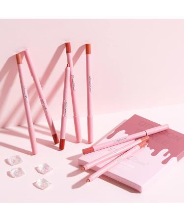 YIBABY Matte Lip Liner Pencil Set - 12 Natural Nude to Dark Waterproof Colors for Long-Lasting, Fade-Proof Lips - Perfect Makeup Gift for Daily, Travel, Party - Buy Online on GoSupps.com