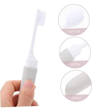 FRCOLOR 15 Pack Travel Toothbrush - Collapsible Folding Toothbrush with Softer Bristles for Camping & Travel - Buy Online on GoSupps.com
