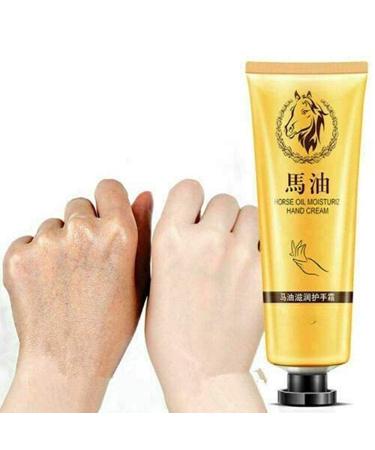 Foot Hand Cream Anti-Aging Horse Oil Dry Skin Care Peeling Repair