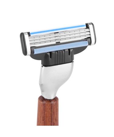 4-in-1 Shaving Stand Set - Perfect Gift for Men | Shaving Brush & Razor Holder | International Shipping Available - Buy Online on GoSupps.com