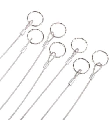 YuCool 12 Pcs Lanyard Safety Rope  2mm 316 Stainless Steel Rope with 4 Pcs Hoist Buckle for Preventing Loss and Hanging Modern Lights - Buy Online on GoSupps.com