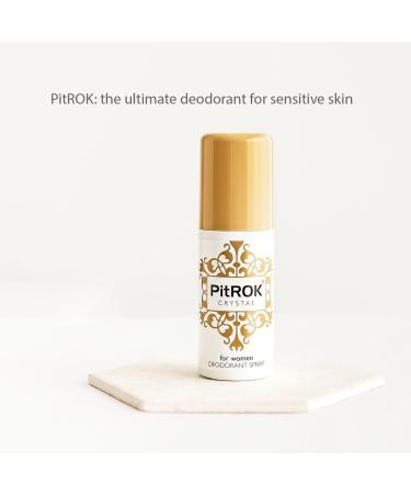 PitROK Crsystal Natural Deodorant Spray 100ml (Fragranced for Women) - Buy Online on GoSupps.com