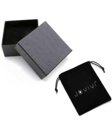 Jovivi Women's Stainless Steel Magnetic Heart Bracelet with Hematite | Silver Bangle - Perfect Gift - Buy Online on GoSupps.com