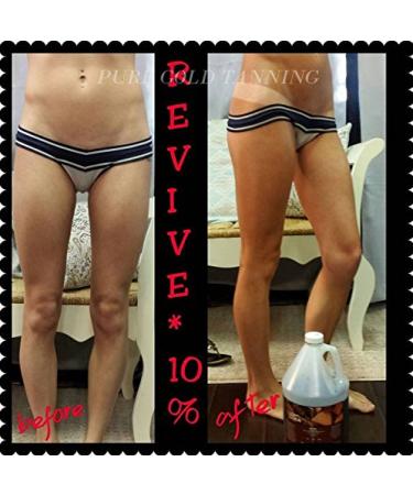 Revive Anti-Aging 11% DHA Sunless Airbrush Spray Tanning Solution - 1 Gallon (4 Qts) | Premium Spray Tan Liquid for Flawless Youthful Glow - Buy Online on GoSupps.com