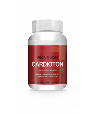 Cardioton 60 Capsules with Coenzyme Q10 & Arjuna Extract for Heart Health - 60 Capsules
