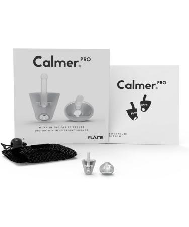 Flare Calmer Pro Mini - Premium Soft Reusable Silicone Ear Plugs - Reduce Annoying Noises Without Blocking Sound - Small Size with Aluminium Core - Ice - Buy Online on GoSupps.com