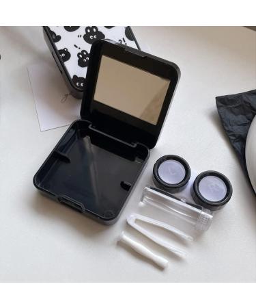 Buy Miedeon Travel Contact Lens Case Set - 4-Piece Portable Container for Lenses Accessories (Black) - International Shipping Available - Buy Online on GoSupps.com