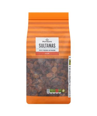 Morrisons Sultanas 500g - Buy Online on GoSupps.com