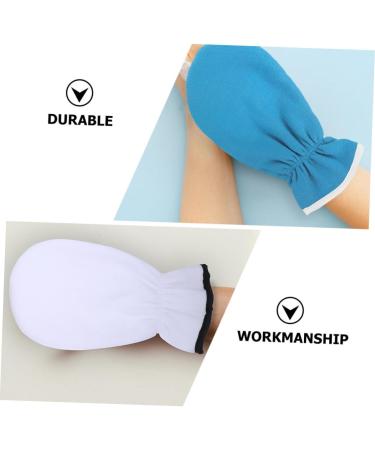 2paires De Soin Exfoliant R utilisable Lot Mitaines Pour Th rapie Paraffine Et Hydratation Des Mains Et Bleu Blanc - Buy Online on GoSupps.com