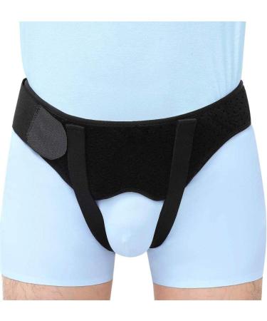 JTLB Inguinal Hernia Belt - Adjustable Compression Support for Men & Women | Speed Recovery & Comfort | Foam Material (Black #62) - International Shipping Available - Buy Online on GoSupps.com