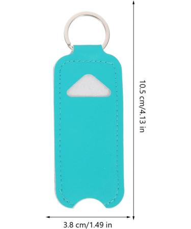 Beavorty Travel Toiletry Bag Set - 4Pcs PU Leather Keychain Lipstick Holders | Colorful Organizer for Lip Balm & Cosmetics (Red Yellow Green Blue - Buy Online on GoSupps.com