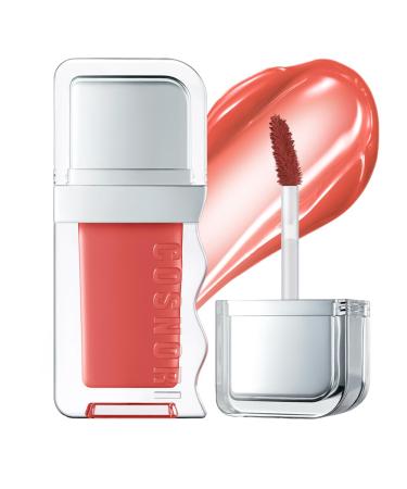 COSNORI Flow Wave Lip Tint - Vegan Glassy Lip Gloss Lightweight & Long-lasting Plant-derived Oil Moisturizer (08 BEBE)